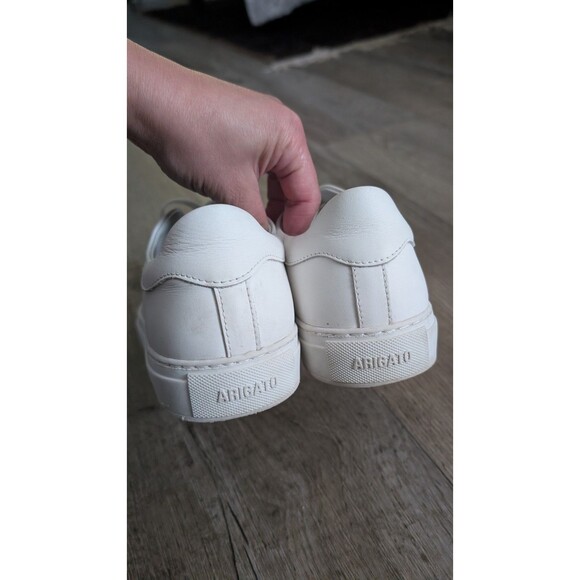 AXEL ARIGATO White Italian Leather Sneakers Size US 7 UK 6 EU 39 Minimalist - Picture 4 of 10